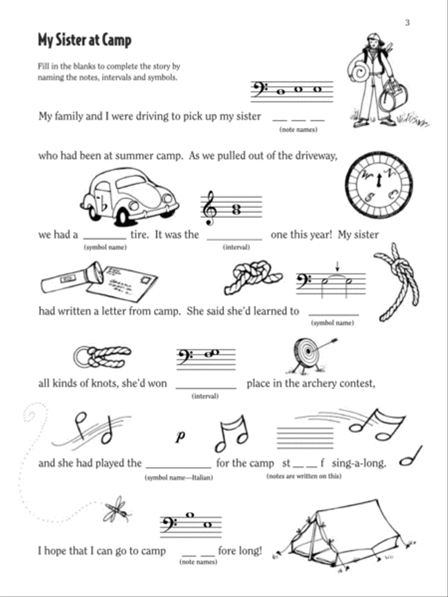 Let's Celebrate Summer, Book 1 Easy Piano scores gallery preview page 2