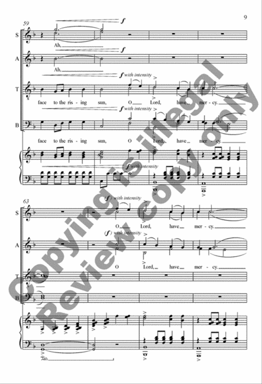 Let Us Break Bread Together 4-Part scores gallery preview page 9