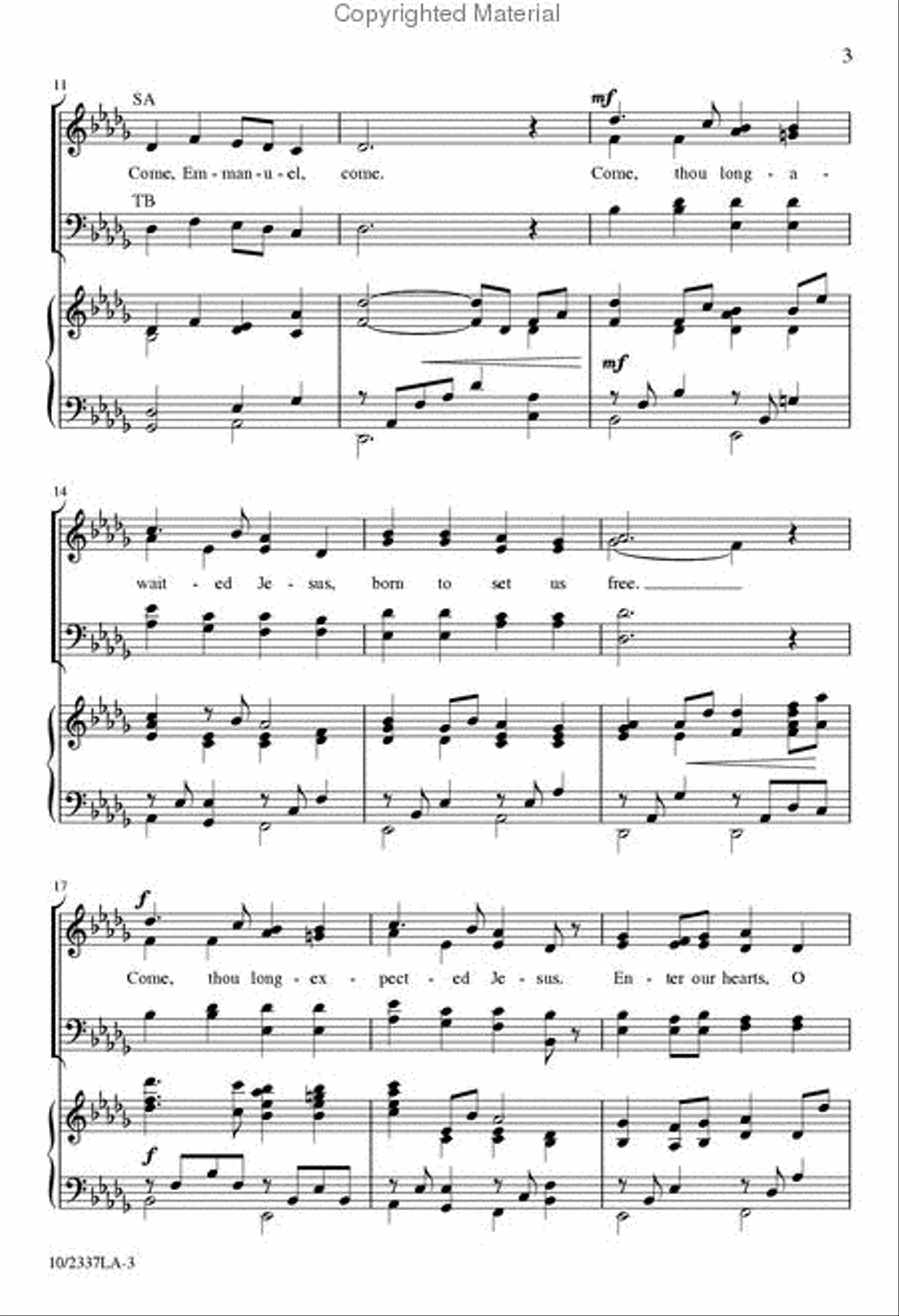 Soon He Will Come 4-Part scores gallery preview page 3