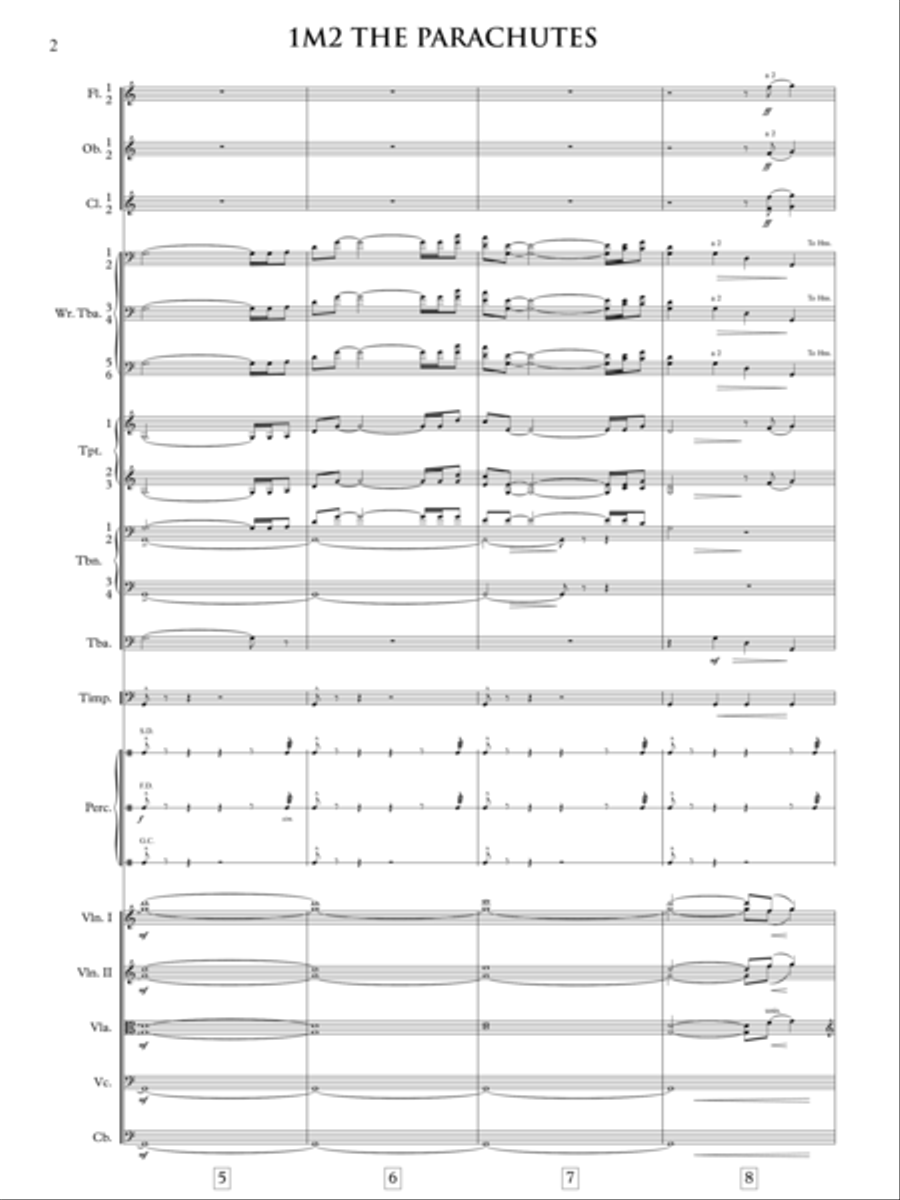 The Parachutes - Score Only Full Orchestra scores gallery preview page 4