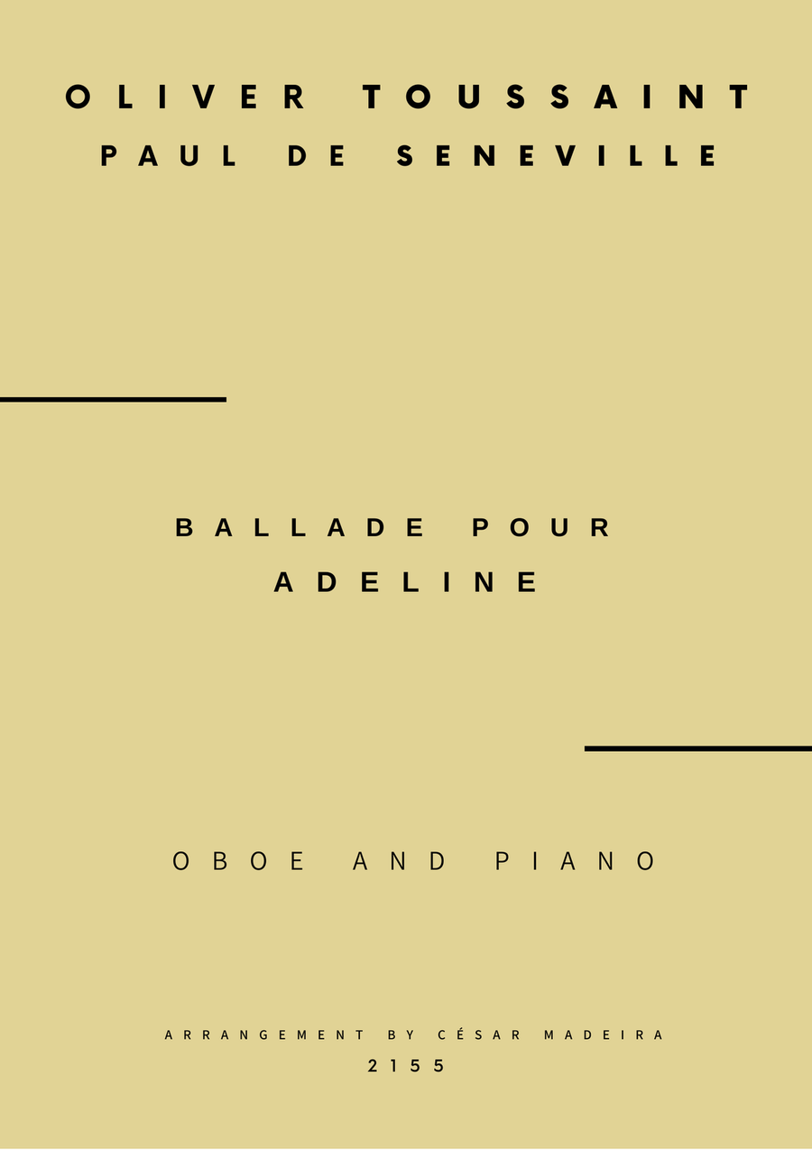 Ballade Pour Adeline Piano scores gallery preview page 1