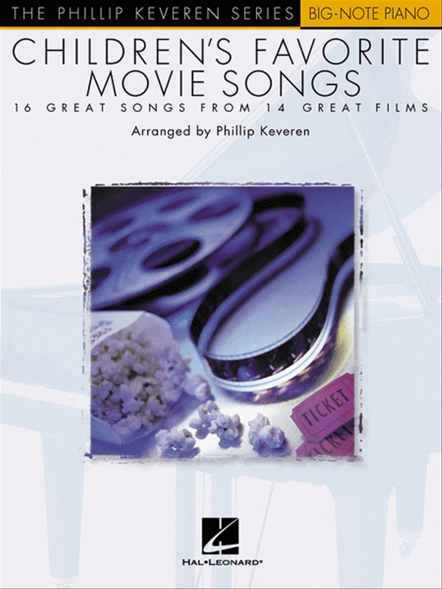 Children's Favorite Movie Songs Easy Piano scores gallery preview page 1