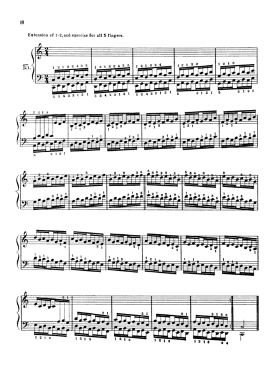 Hanon: The Virtuoso Pianist (Volume I) Piano Solo scores gallery preview page 1
