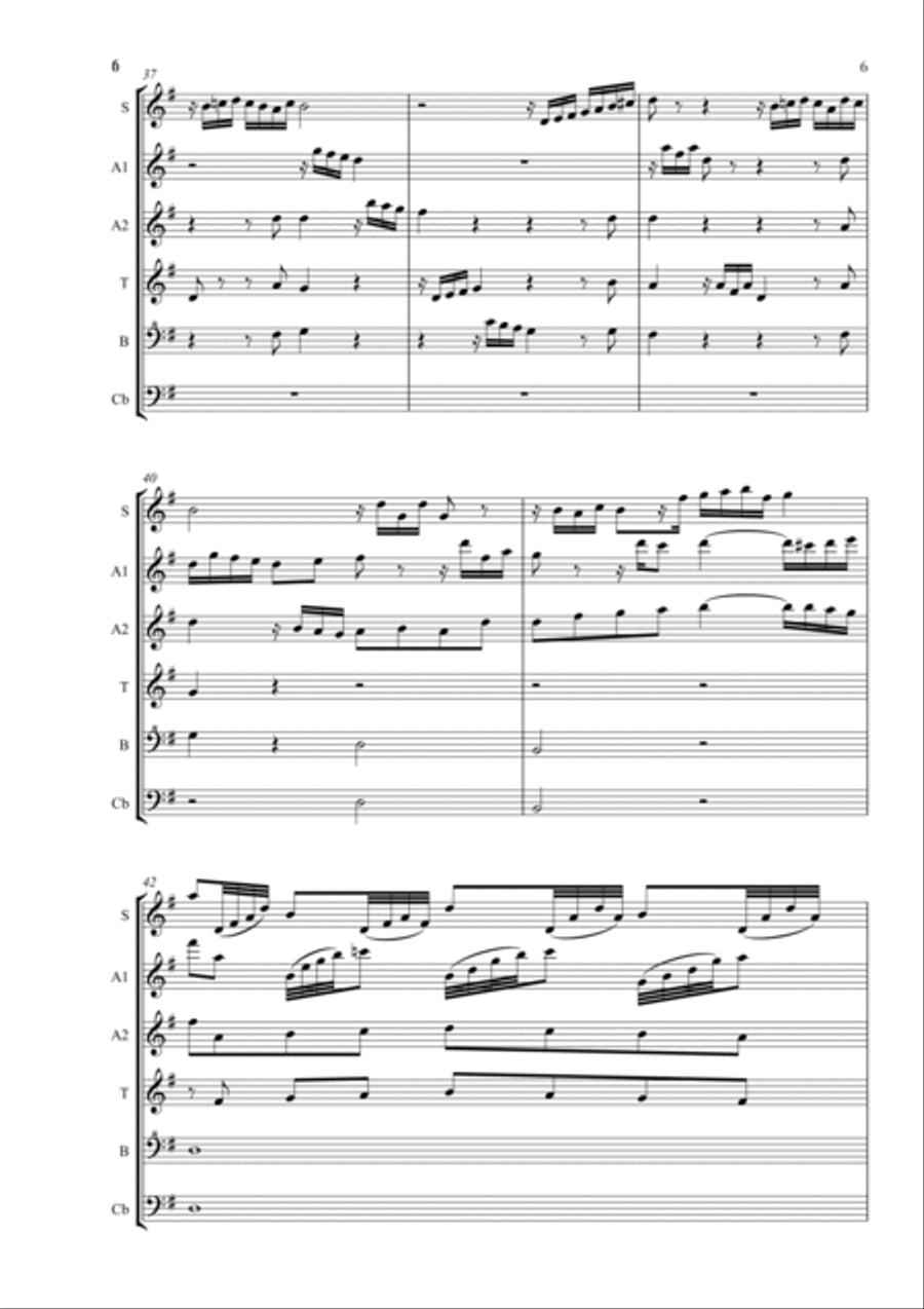 Wie schön leuchtet der Morgenstern, BWV 739 Recorder scores gallery preview page 6