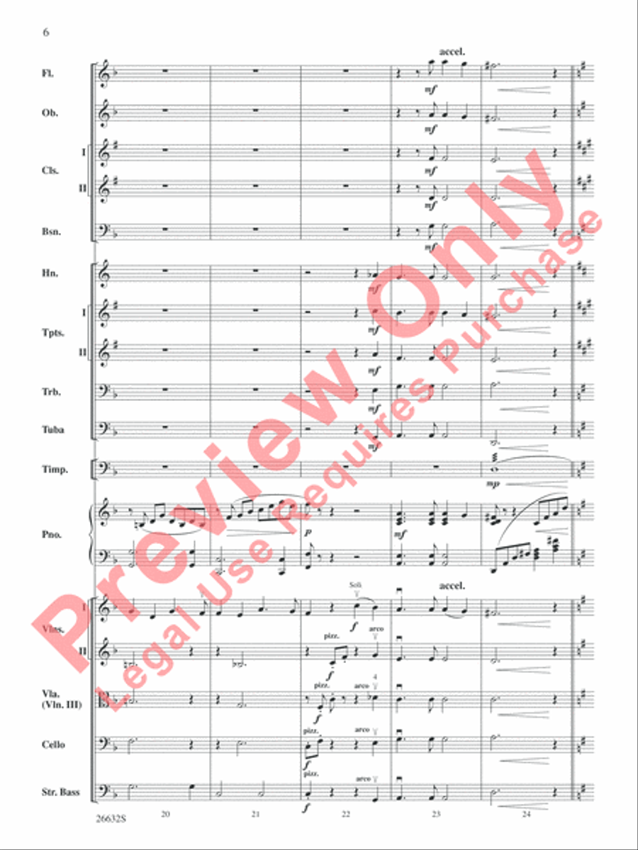 Aura Lee Aura Lee Full Orchestra scores gallery preview page 7