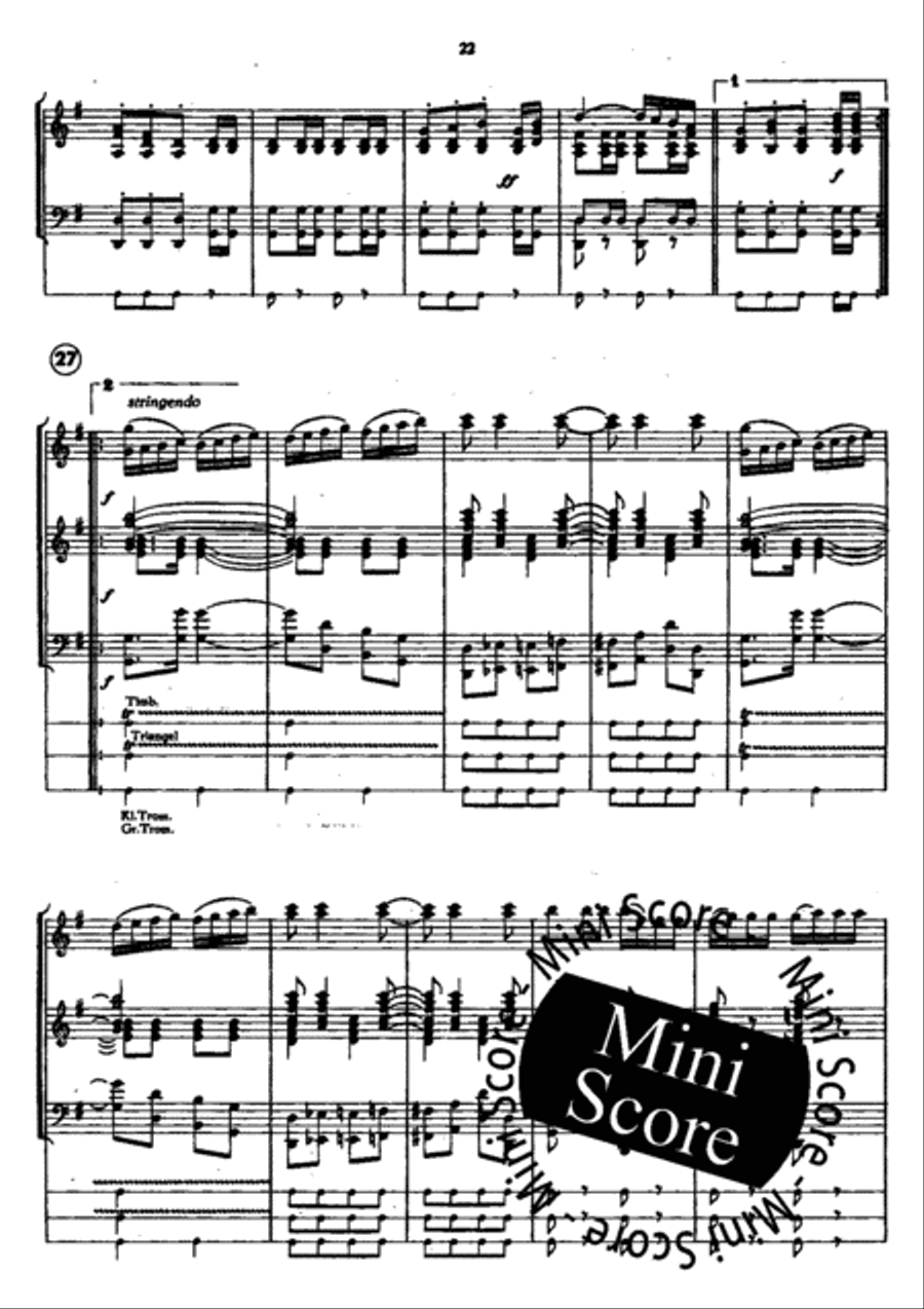 Wilhelm Tell/Guillaume Tell Concert Band scores gallery preview page 28