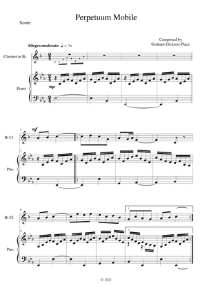 Perpetuum Mobile - Duet for Clarinet and Piano. Original composition by Graham Dickson-Place