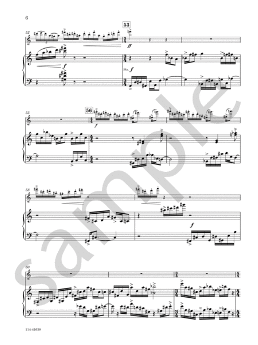 Concerto For Flute And Orchestra Chamber Music scores gallery preview page 6