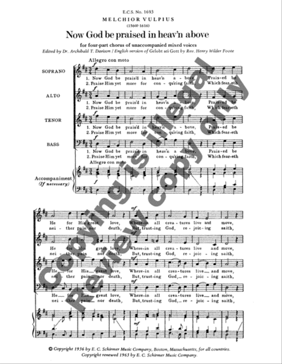 <br>Sheet music extract