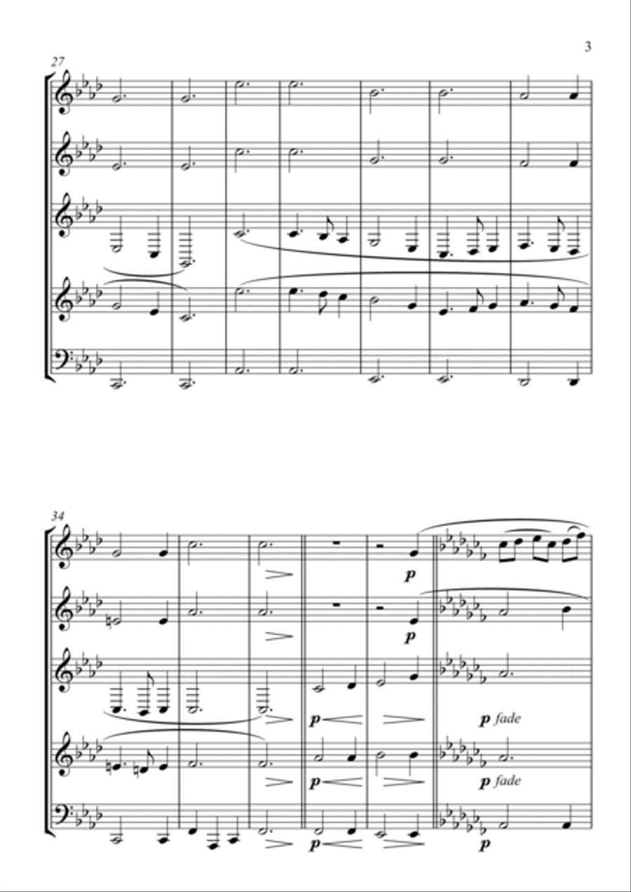 Greensleeves Brass Ensemble scores gallery preview page 3