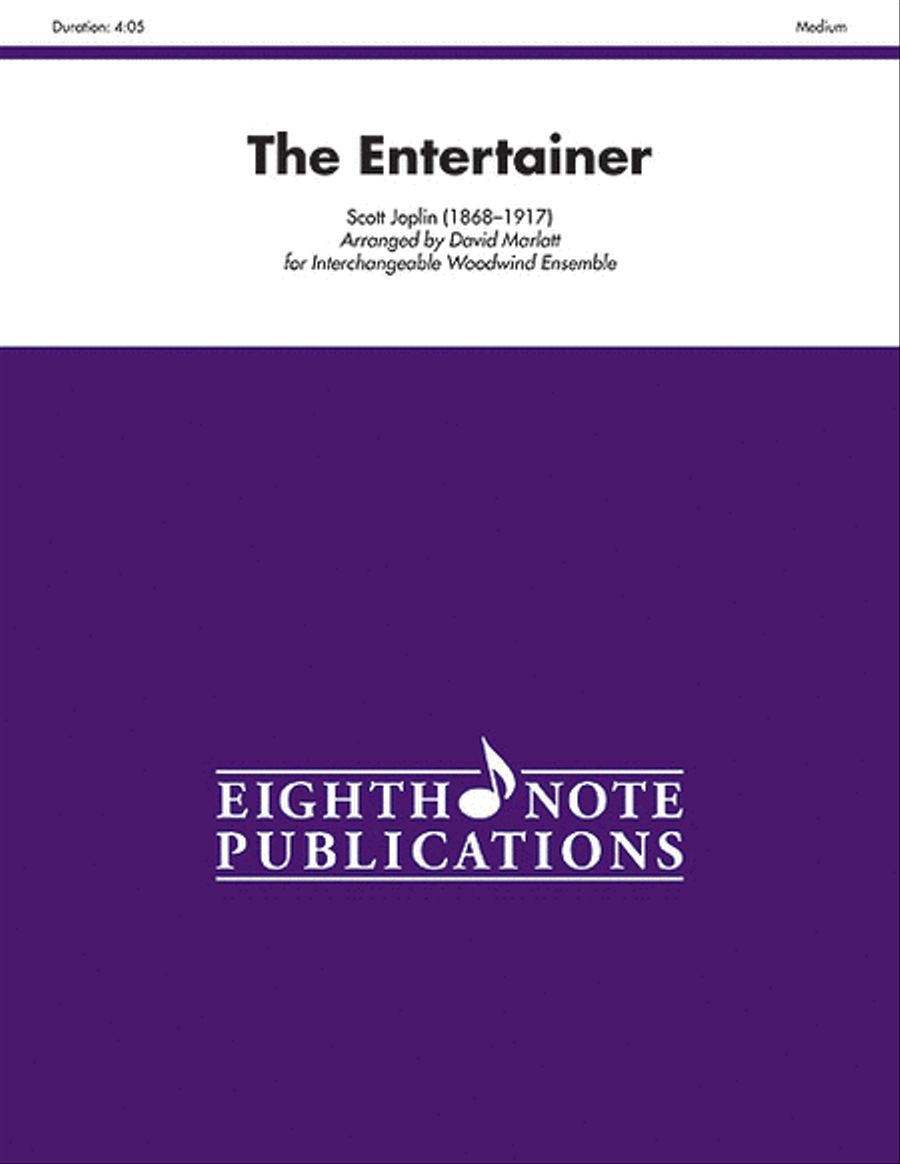The Entertainer Woodwind Ensemble scores gallery preview page 1