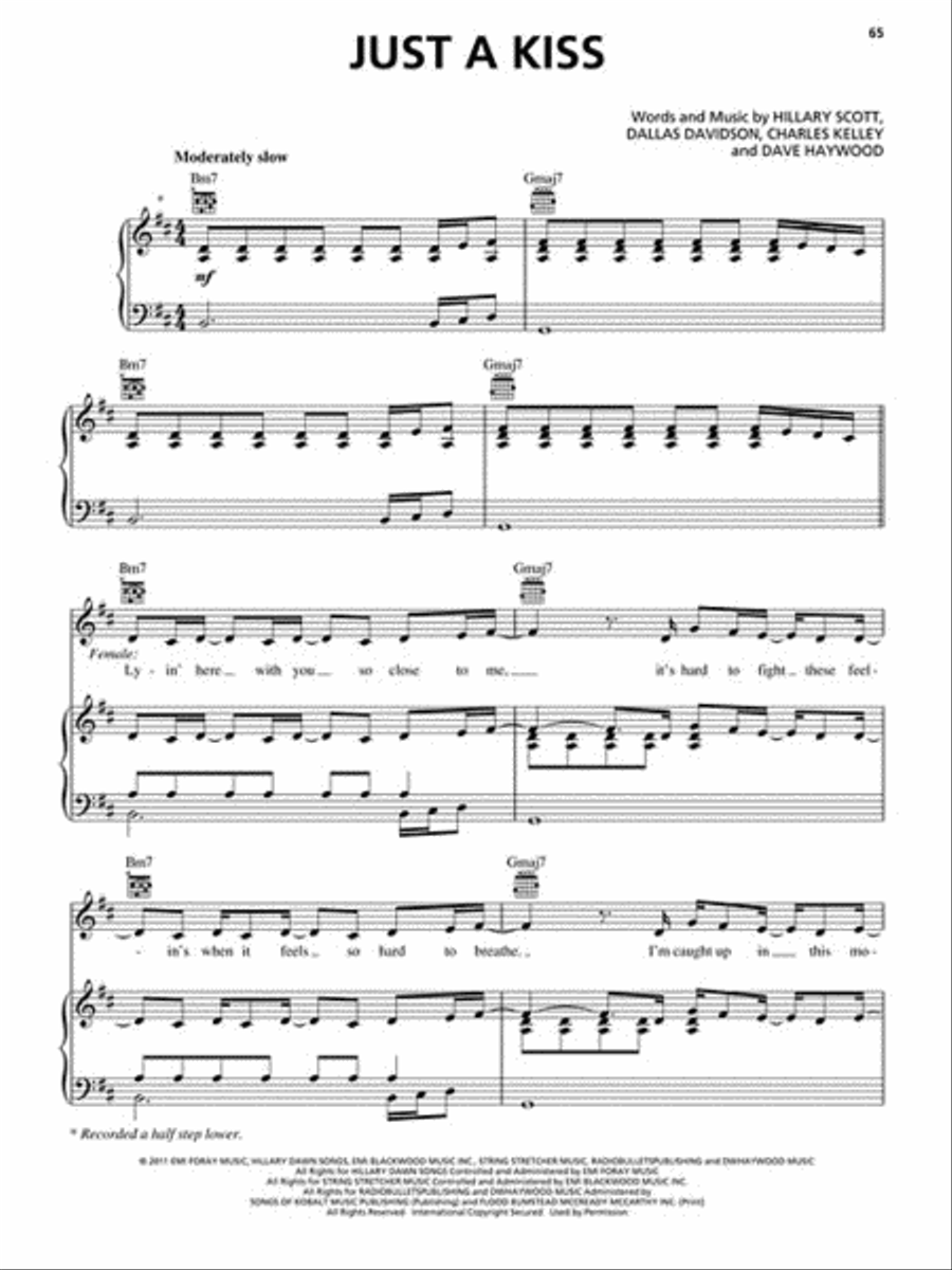 Modern Love Songs Piano, Vocal, Guitar scores gallery preview page 3