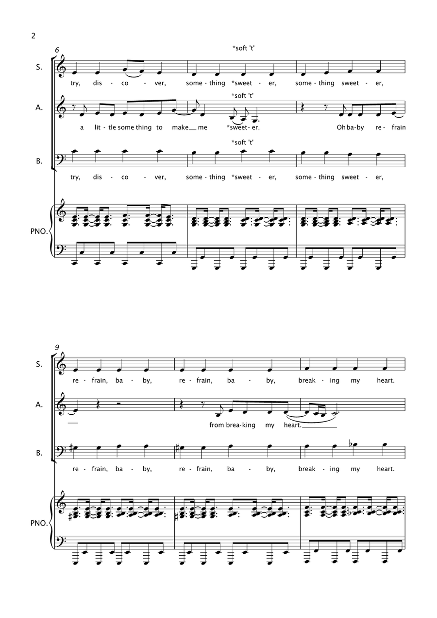 A Little Respect A Little Respect 3-Part scores gallery preview page 2