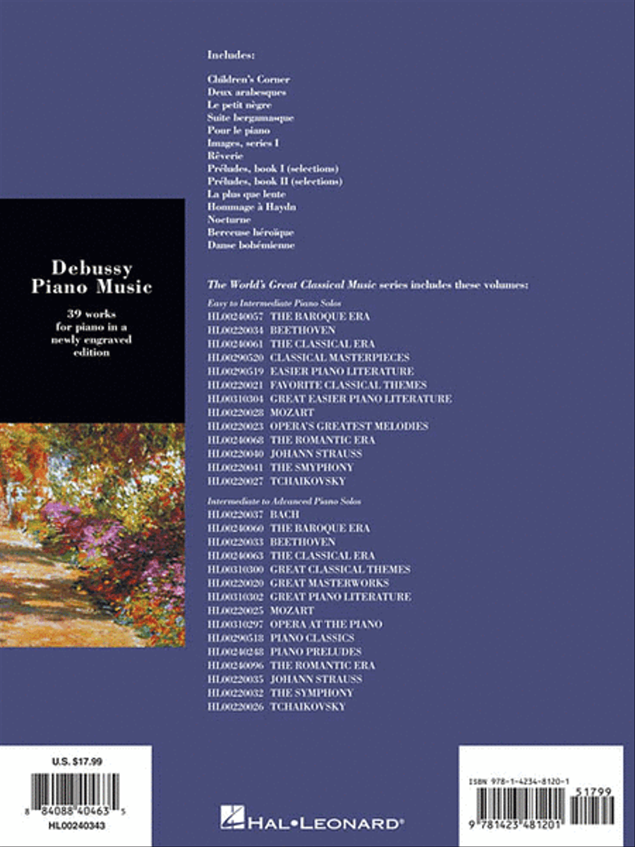 Debussy Piano Music Debussy Piano Music Piano Solo scores gallery preview page 2