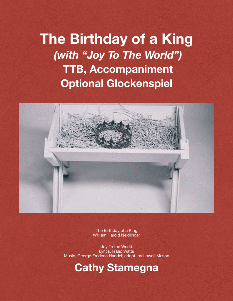The Birthday of a King (with "Joy To The World") (TTB, Accompaniment, Optional Glockenspiel) image number null