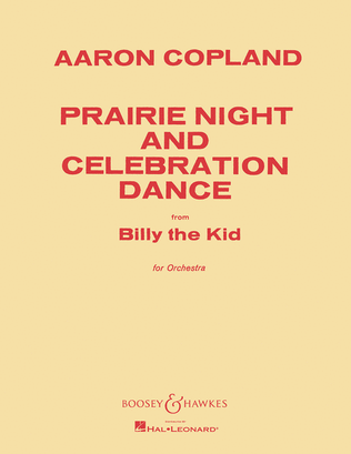 Book cover for Prairie Night and Celebration Dance (from Billy the Kid)