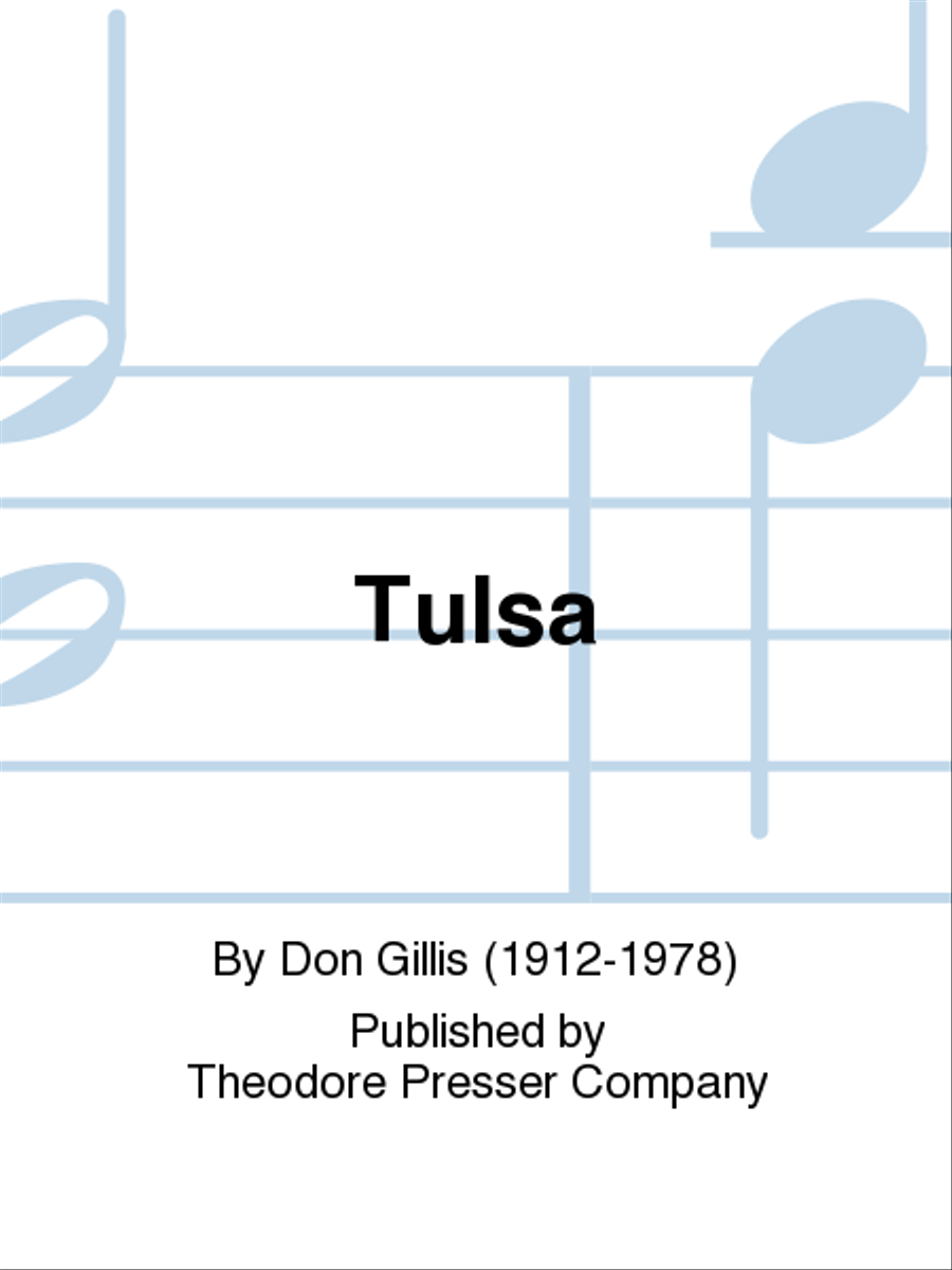 Tulsa Tulsa Orchestra scores gallery preview page 1