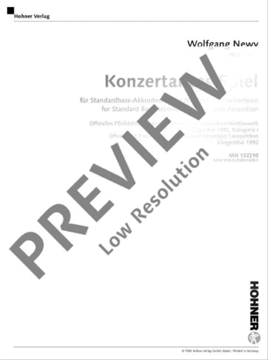 Konzertantes Spiel Konzertantes Spiel Accordion scores gallery preview page 2