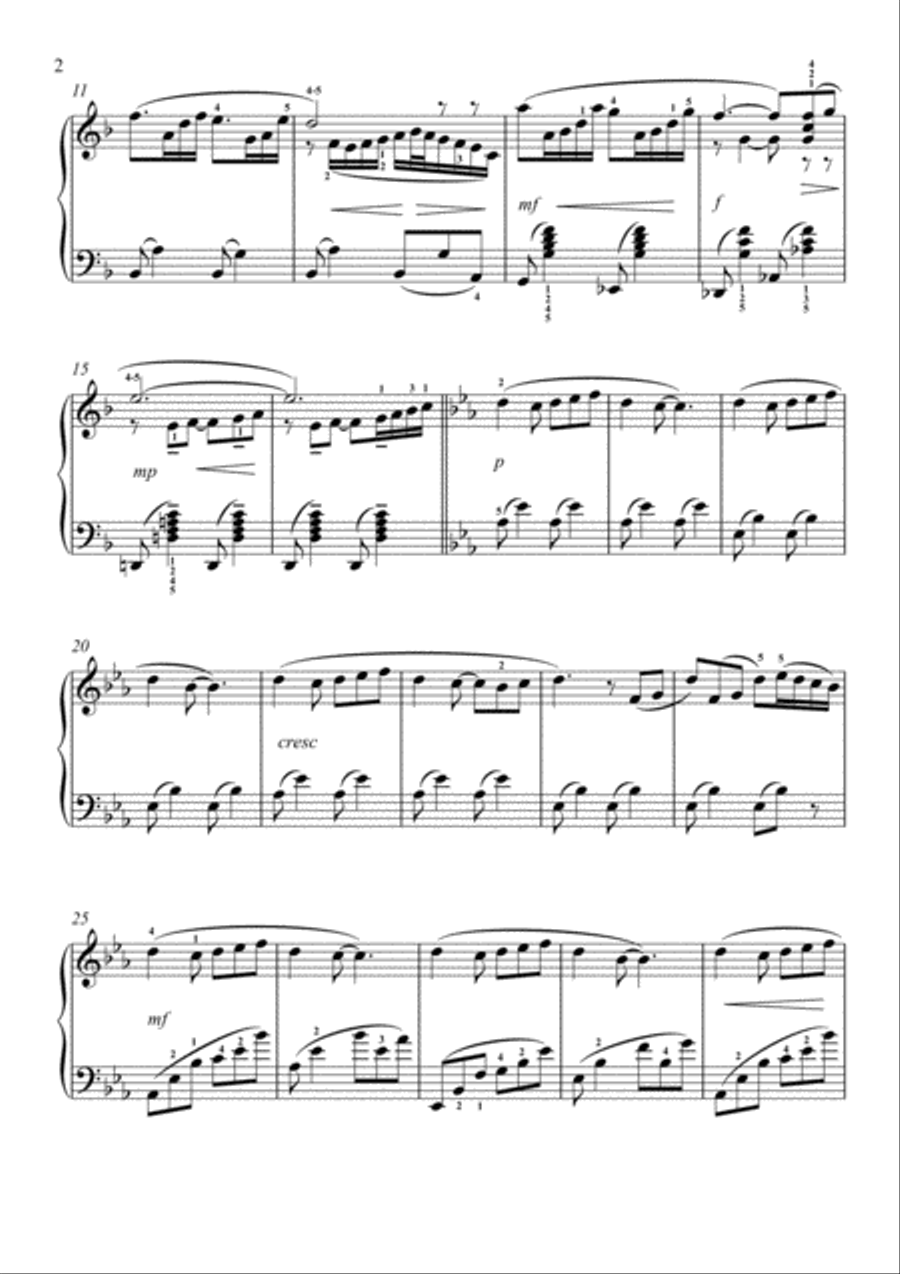 In the Forest Piano Solo scores gallery preview page 2