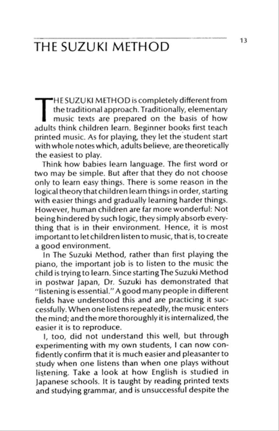 Thoughts on the Suzuki Piano School Piano Method scores gallery preview page 9