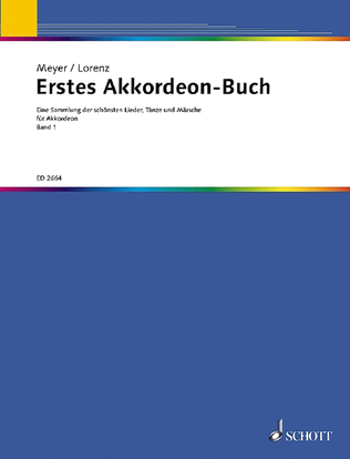 Book cover for Erstes Akkordeon-Buch