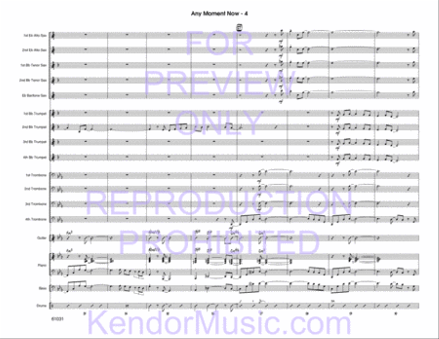 Any Moment Now Any Moment Now Jazz Ensemble scores gallery preview page 23