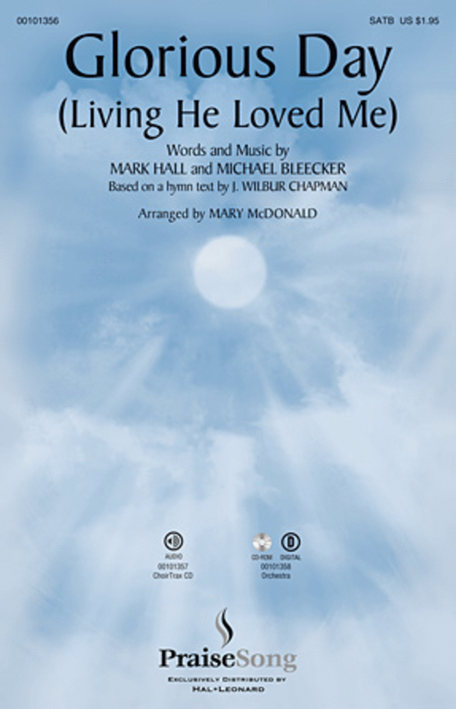 Glorious Day (Living He Loved Me) 4-Part scores gallery preview page 1