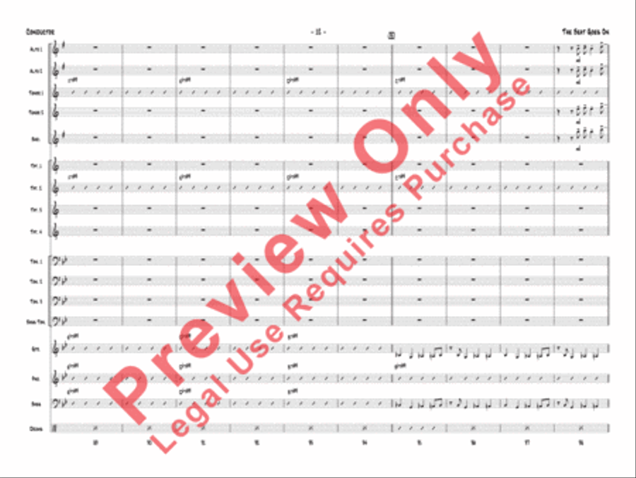 The Beat Goes On The Beat Goes On Jazz Ensemble scores gallery preview page 15