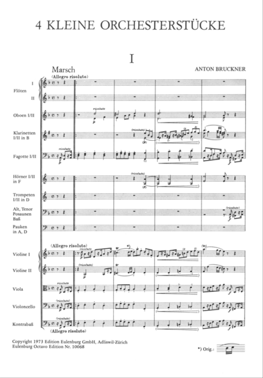 4 little orchestral pieces Orchestra scores gallery preview page 2