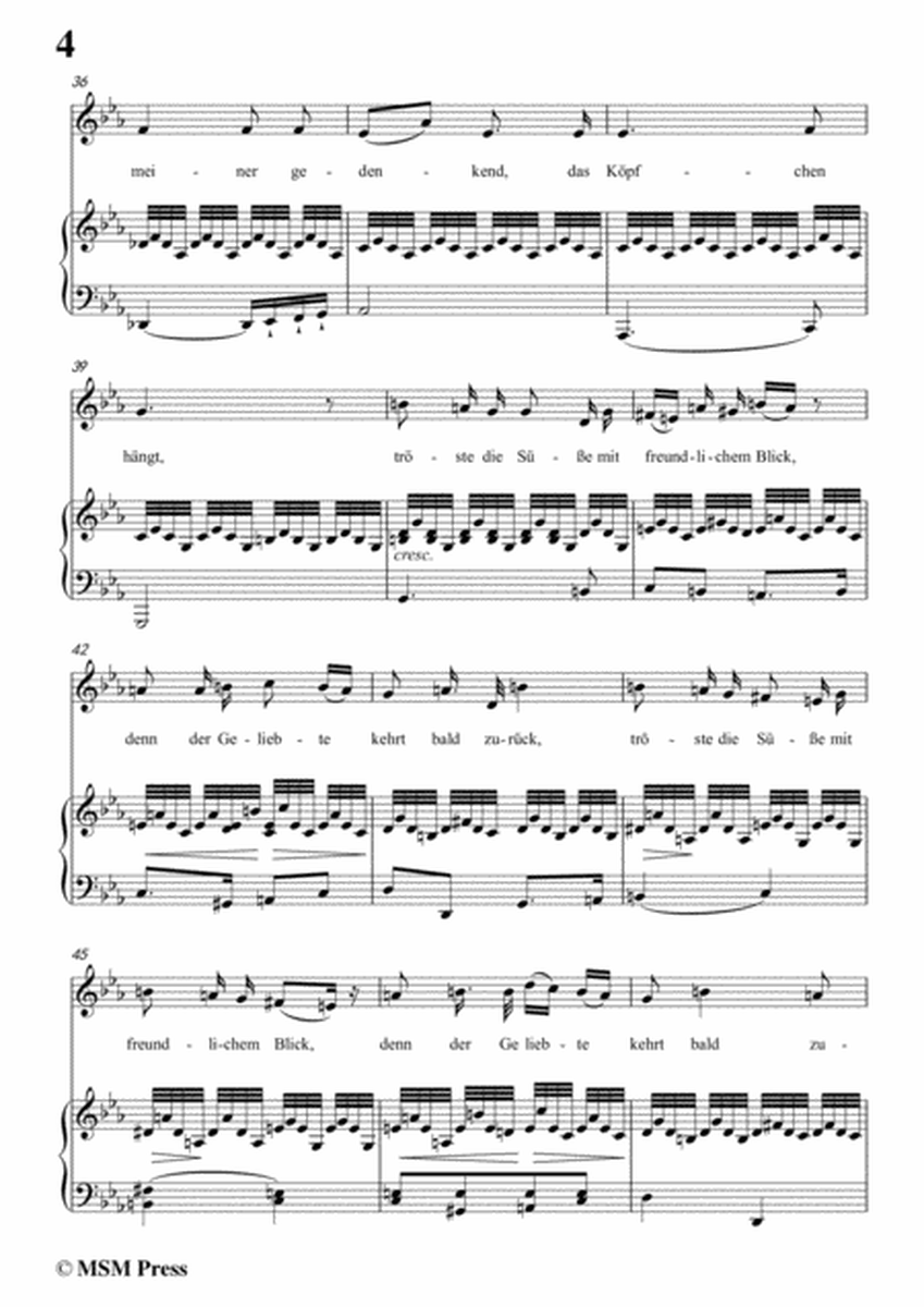 Schubert-Liebesbotschaft,from 'Schwanengesang(Swan Song)',D.957 No.1,in E flat Major image number null