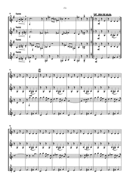 Sleigh Ride - Clarinet Quartet image number null