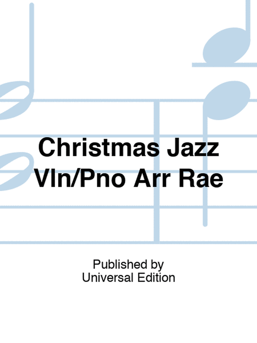 Christmas Jazz Vln/Pno Arr Rae
