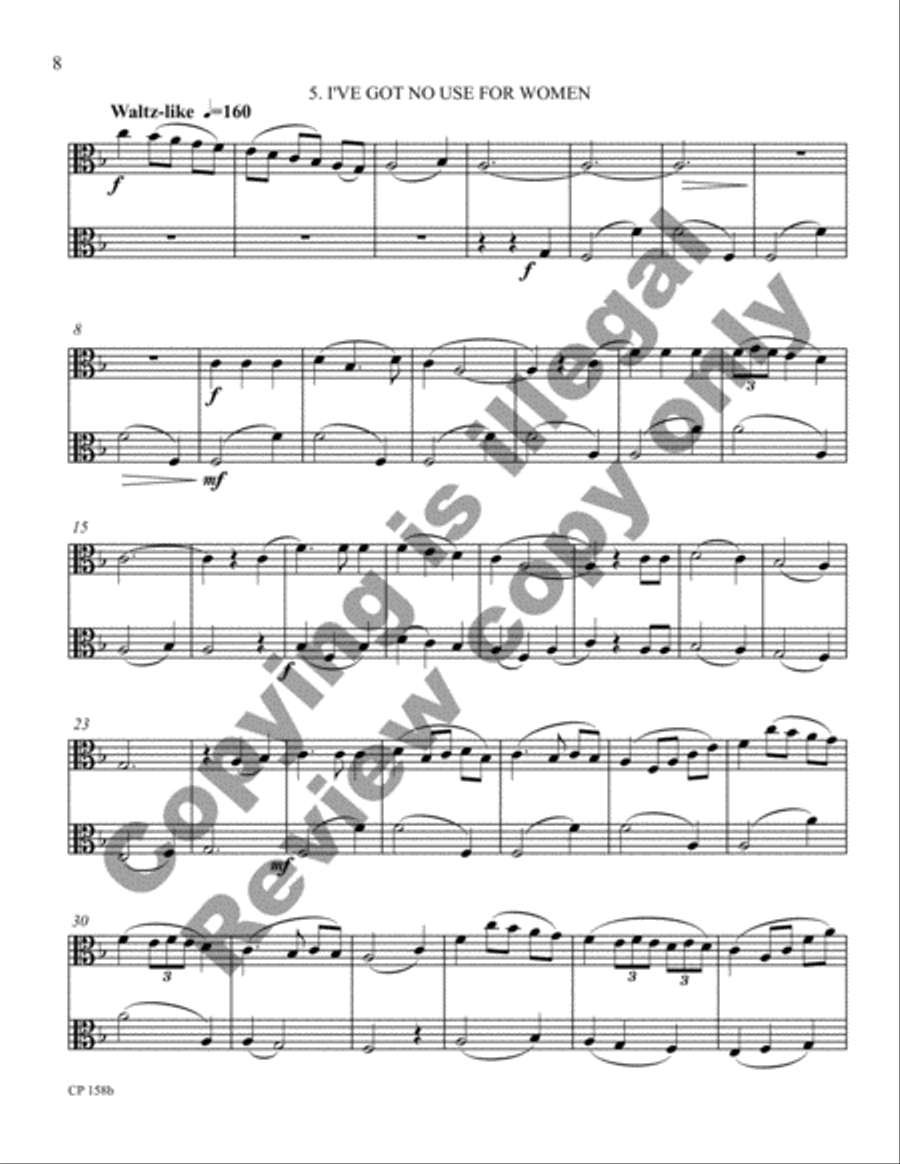 Cowboy Suite (Viola Version) Viola scores gallery preview page 7