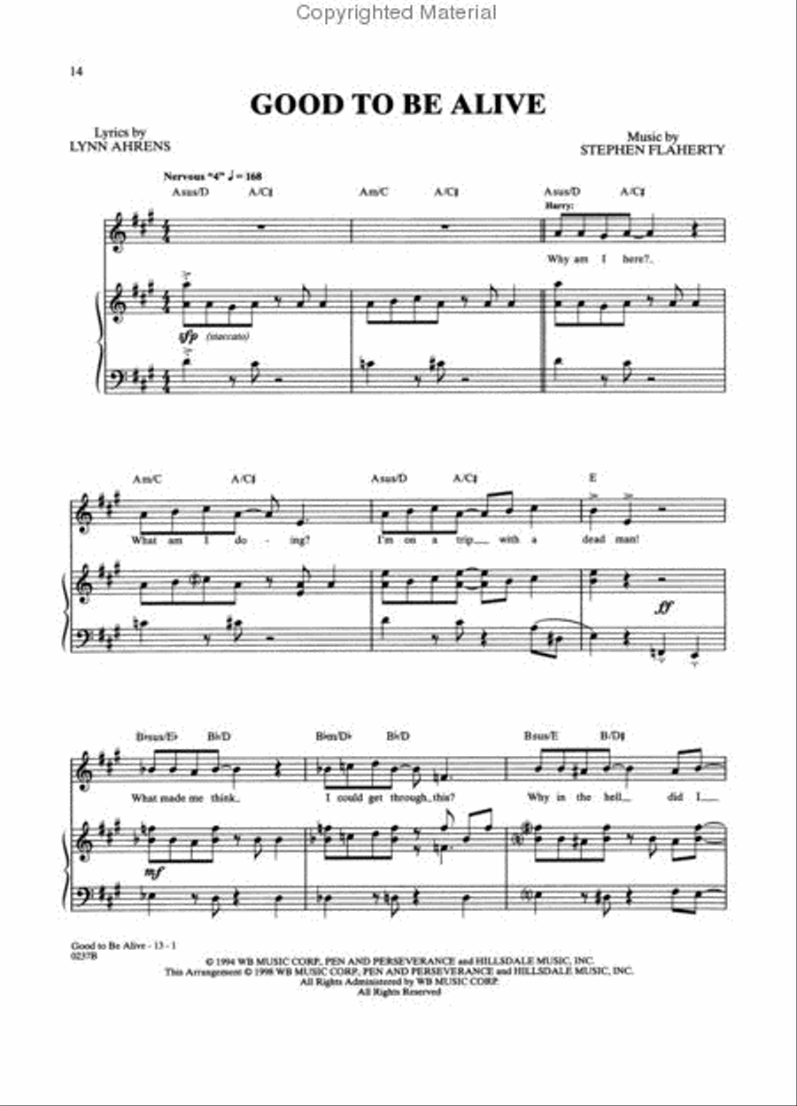 Lucky Stiff Lucky Stiff Piano, Vocal, Guitar scores gallery preview page 3