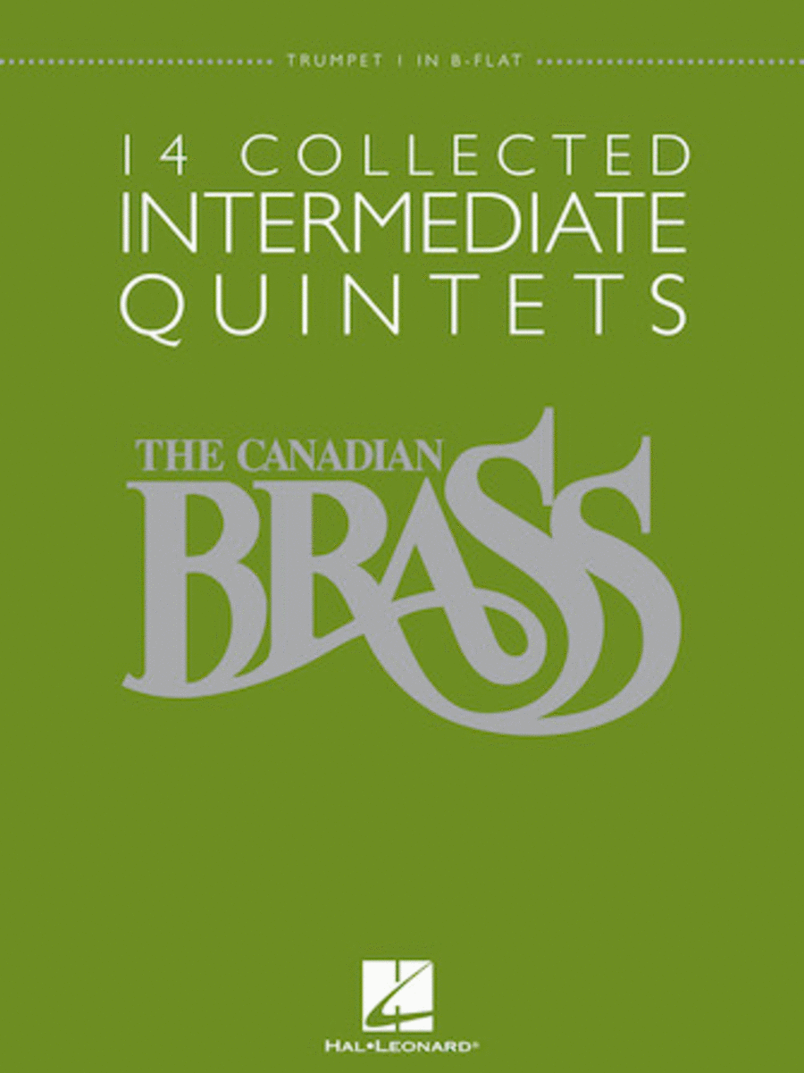 The Canadian Brass – 14 Collected Intermediate Quintets Brass Quintet scores gallery preview page 1