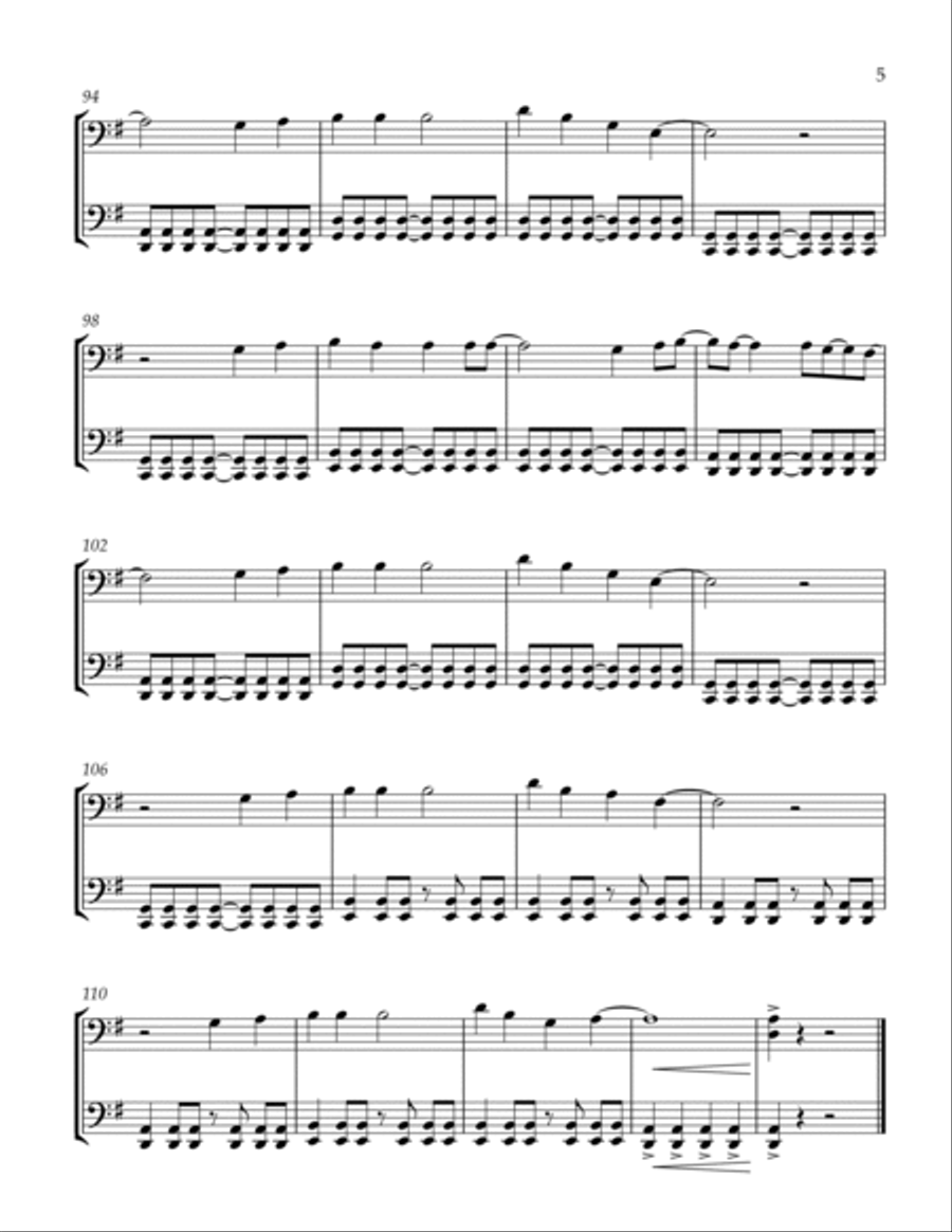 Sober Up String Duet scores gallery preview page 6