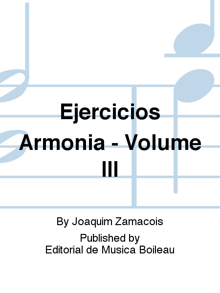 Ejercicios Armonia Vol.III