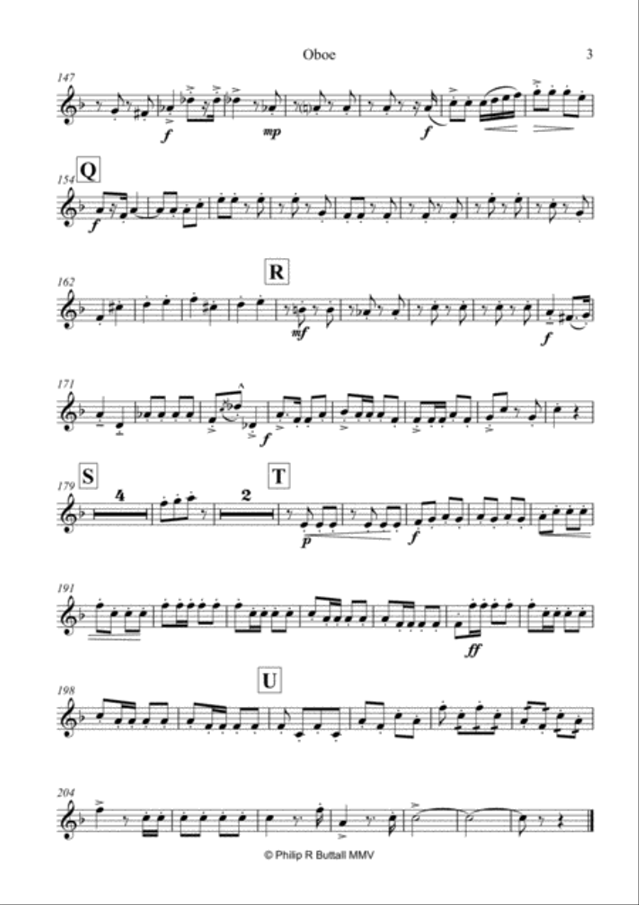 The Lone Ar-ranger (Wind Quintet) - Set of Parts [x5] Woodwind Quintet scores gallery preview page 6