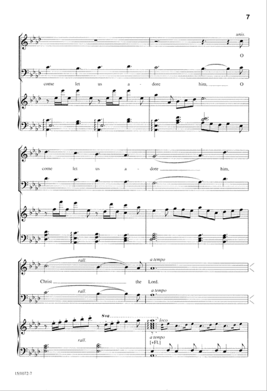 Gesu Bambino Gesu Bambino 4-Part scores gallery preview page 7