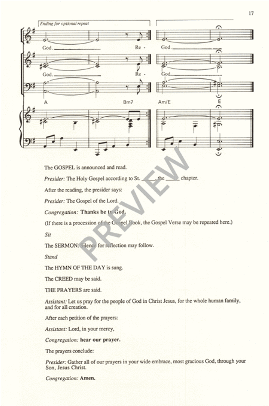 Now the Feast and Celebration 4-Part scores gallery preview page 19