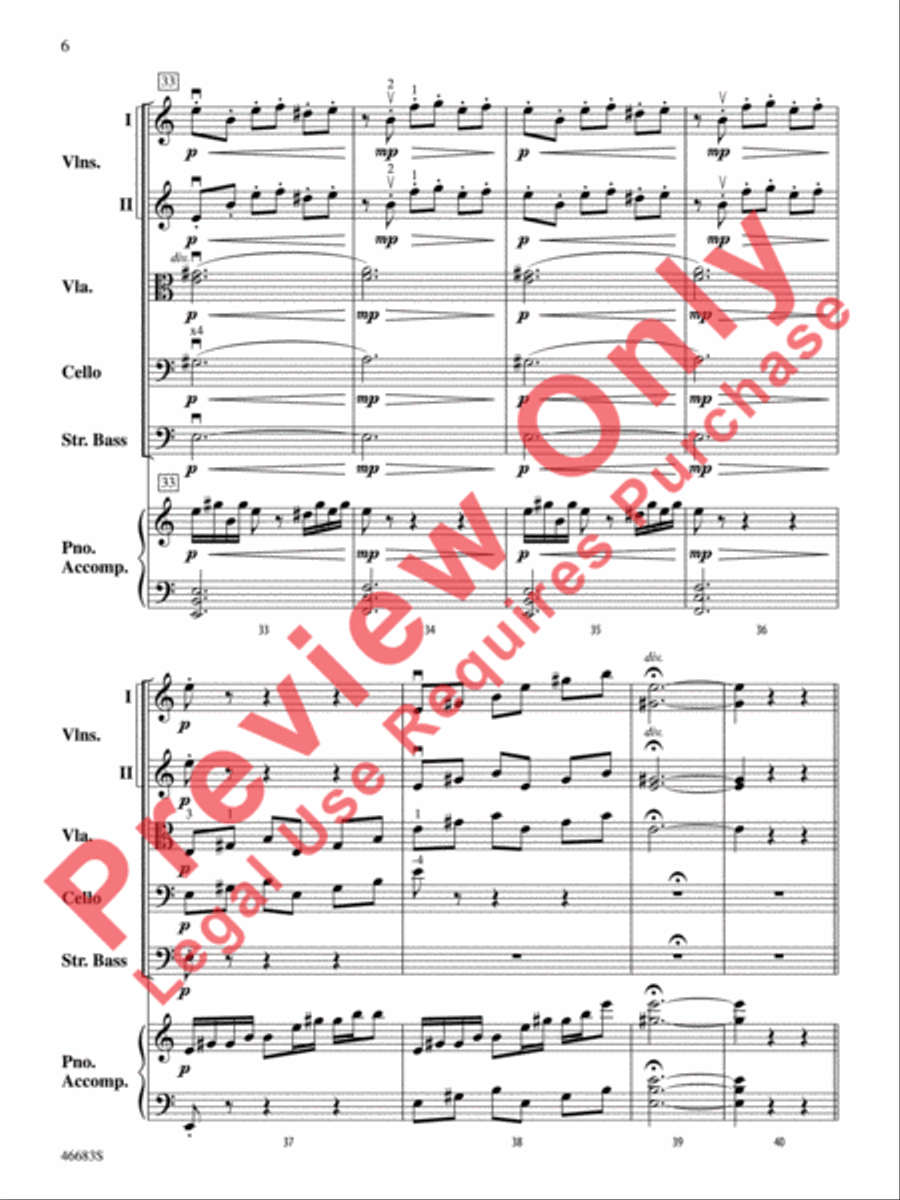 Legend of Asturias String Orchestra scores gallery preview page 7