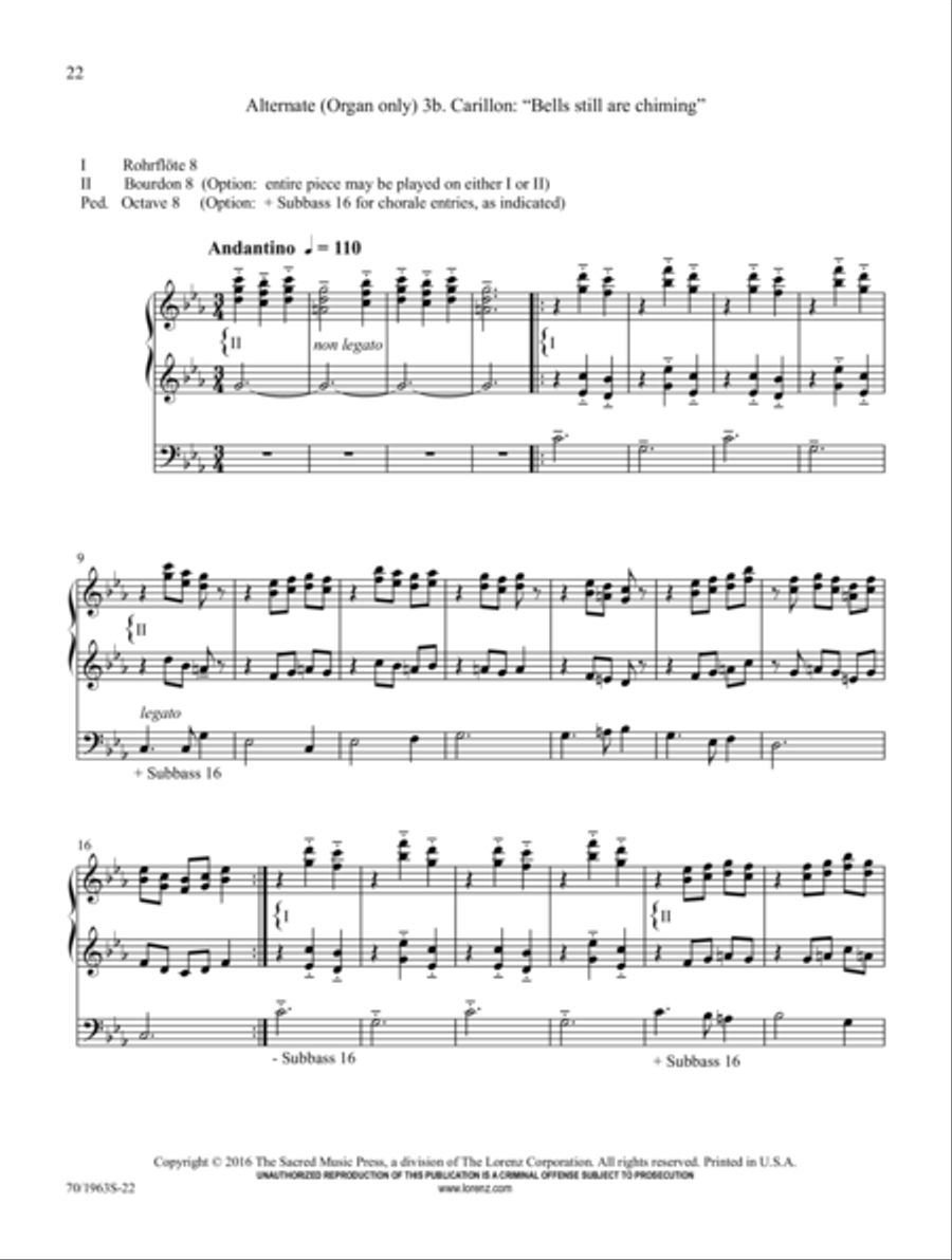 God of Grace and God of Glory Organ Solo scores gallery preview page 10