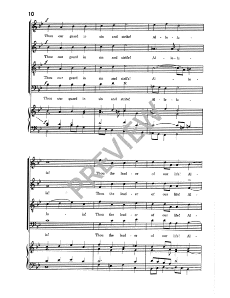 As the Sun Doth Daily Rise 4-Part scores gallery preview page 11