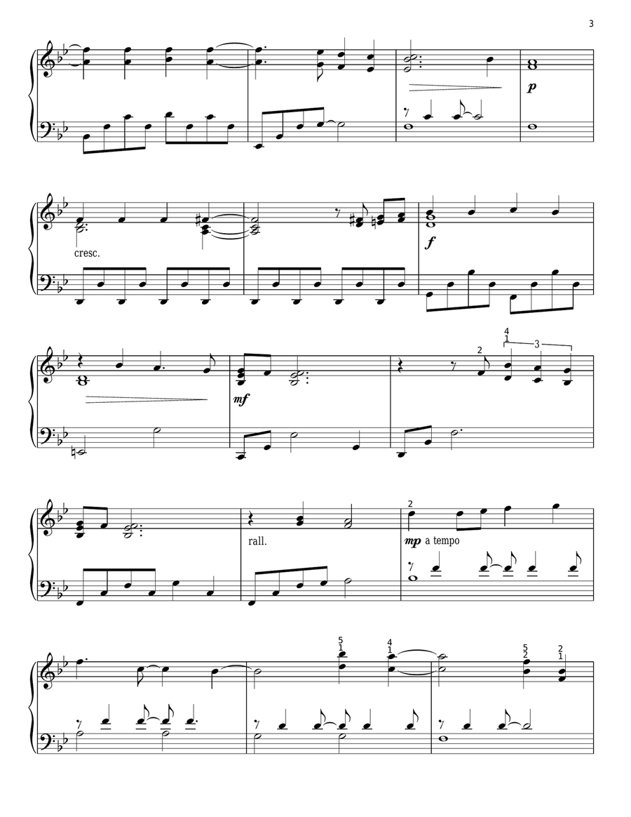 The Gift Piano Solo scores gallery preview page 3