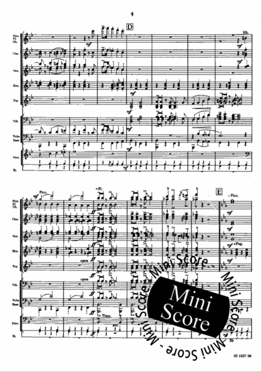 Sweet Carolina Charleston Concert Band scores gallery preview page 8