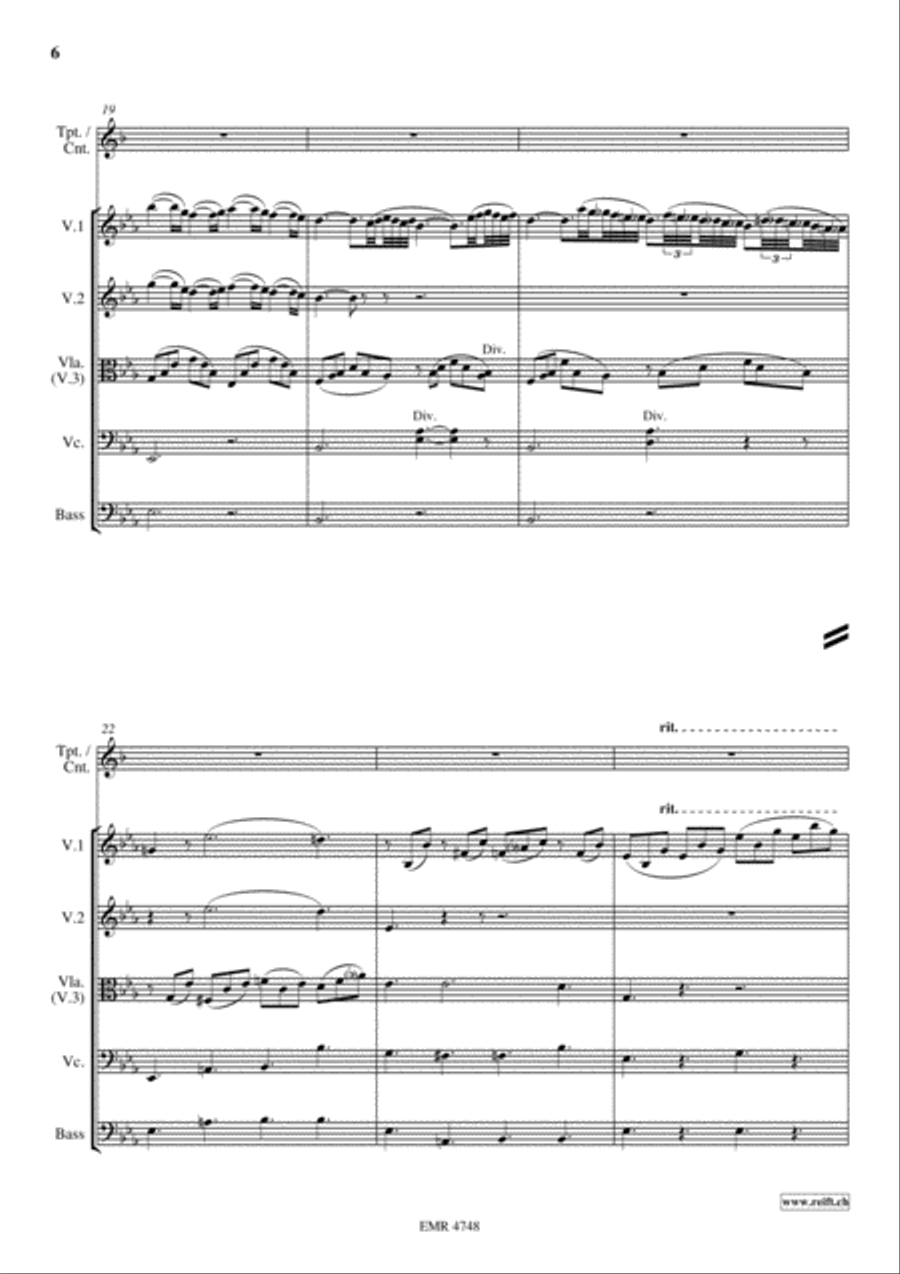Variations On Bellini's Norma String Orchestra scores gallery preview page 6