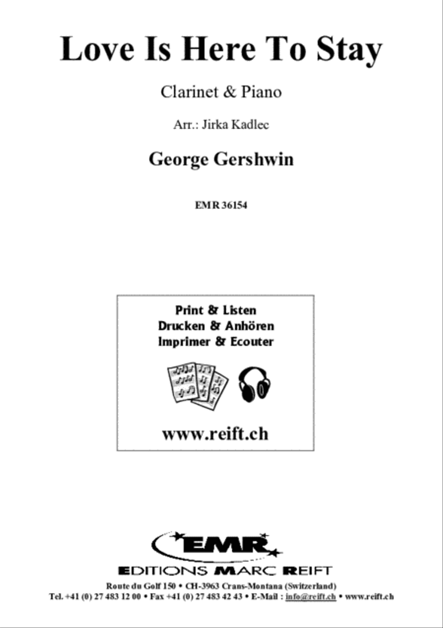 Love Is Here To Stay Love Is Here To Stay Clarinet Solo scores gallery preview page 2