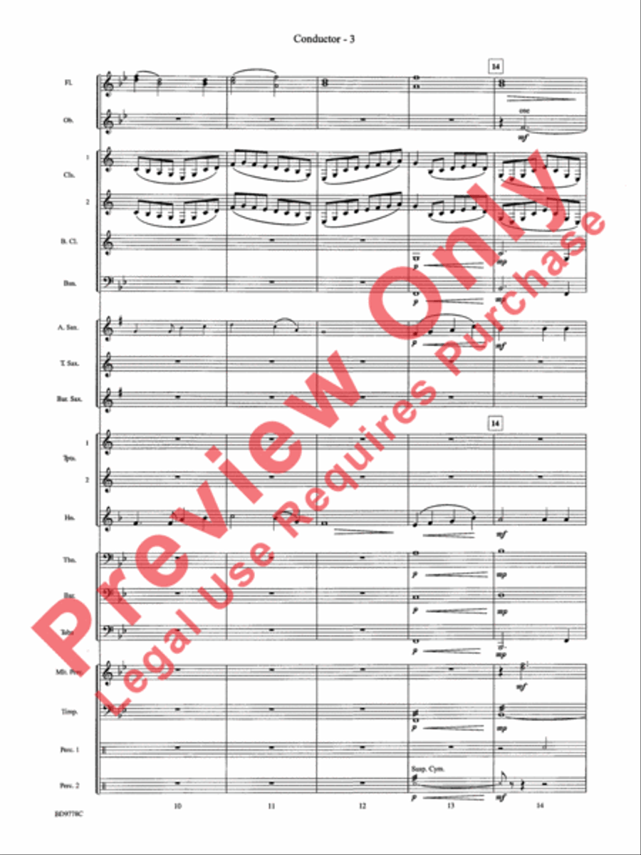 Cantique de Noel (O Holy Night) Concert Band scores gallery preview page 5