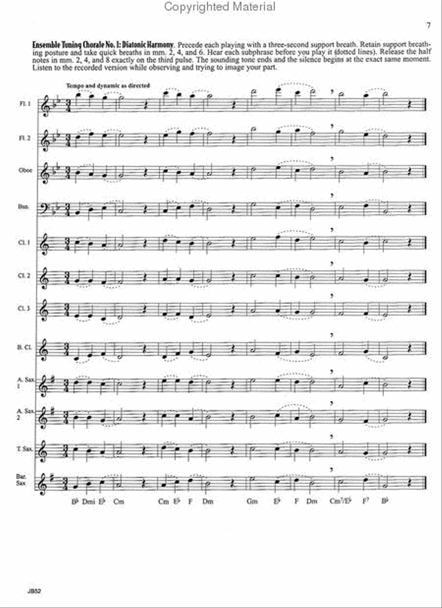 The Art of Expressive Playing for Winds and Percussion Concert Band Methods scores gallery preview page 2