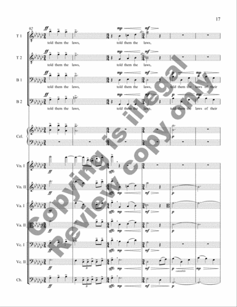 Stargazing (TTBB Full Score) TTBB scores gallery preview page 12